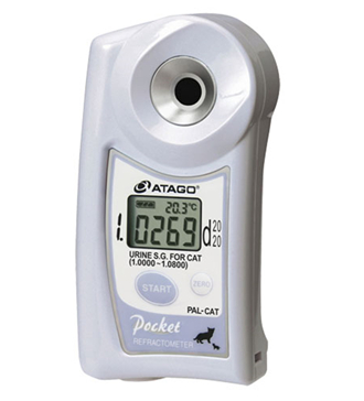 ATAGO(愛拓)便攜式數(shù)顯貓用尿比重折射計/貓尿比重儀 PAL-CAT